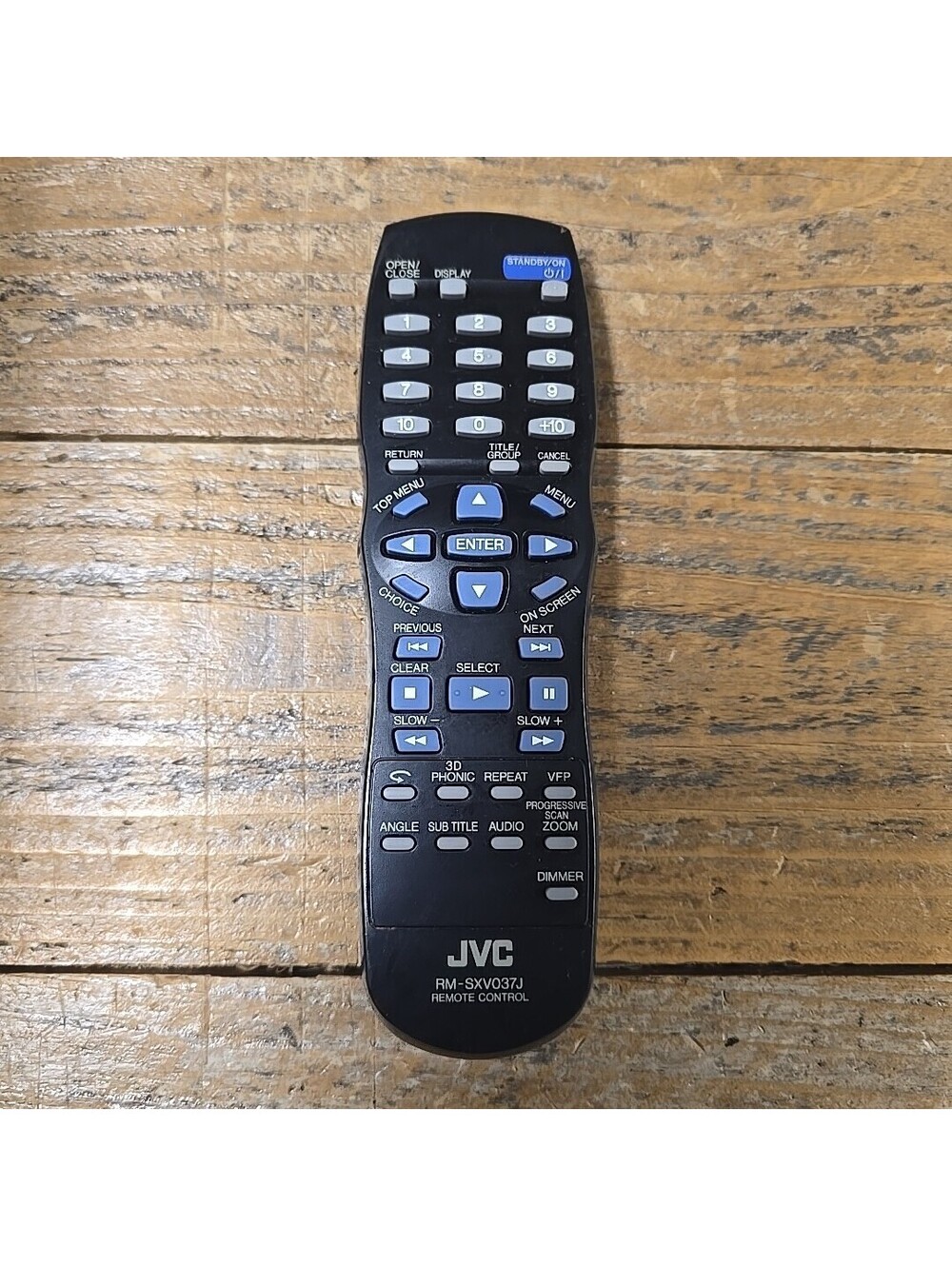 JVC Remote Control RM-SXV037J For DVD  XV-N40BK XV-N44 XV-N44SL